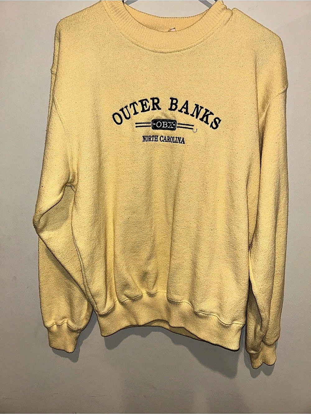 ESY Surfclub OBX North Carolina Crewneck Sweatshirt Size Large